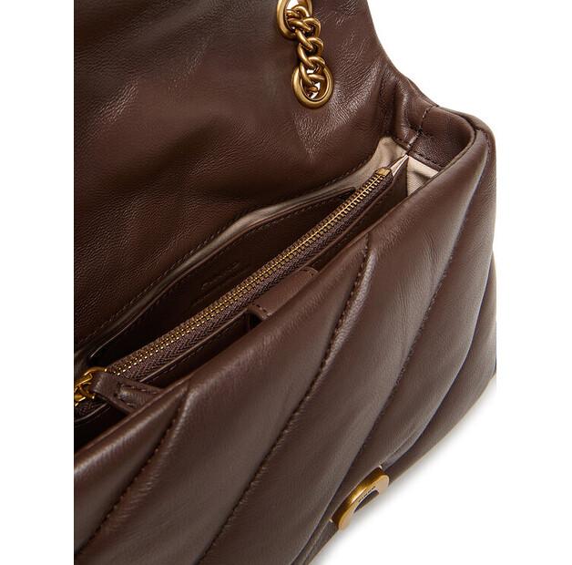 Сумка PINKO Love Puff Mini CL PE 25 PLTT 100039 A0F2 коричневый