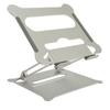 Laptop Stand Heat Dissipation Adjustable Angle Portable Silver Laptop Riser Aluminum Alloy for Desktop