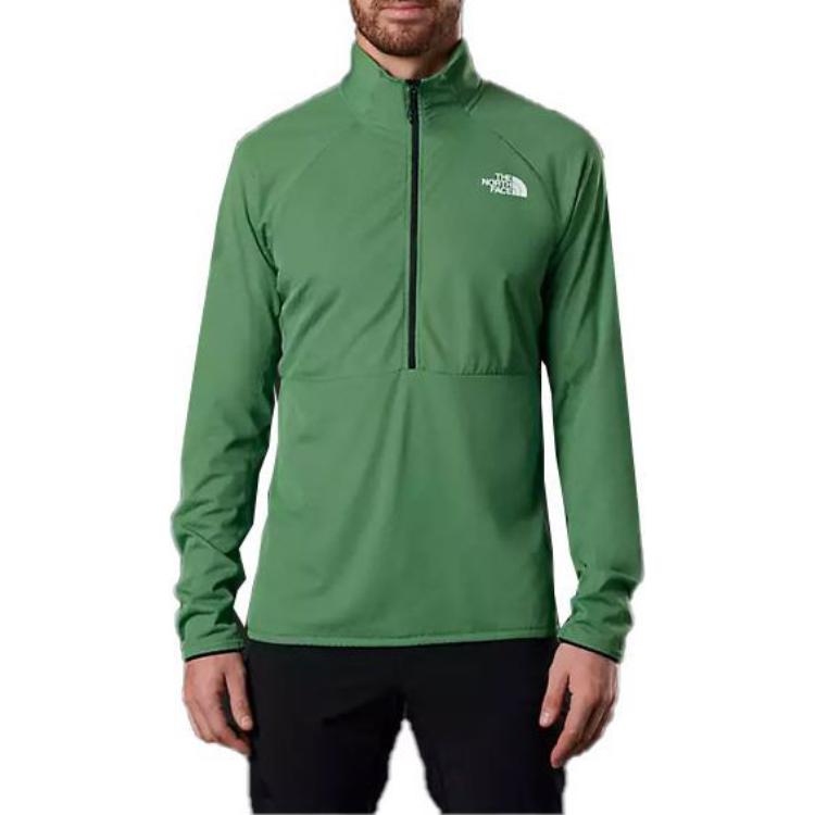 THE NORTH FACE Sweatshirts Men's Green Stand Collar Moderate Other NF0A5J8R-N11