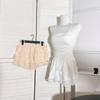 Women Lace Underwear Bloomer Ruffle Skirt Pleated Layered Frill Shorts Panties Knickers Brief Petticoat