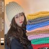 Japanese Autumn and Winter New Korean Version Big Head Wool Hat Showing Face Small Knit Hat Ear Protection and Warmth Fashion Pile Hat Men