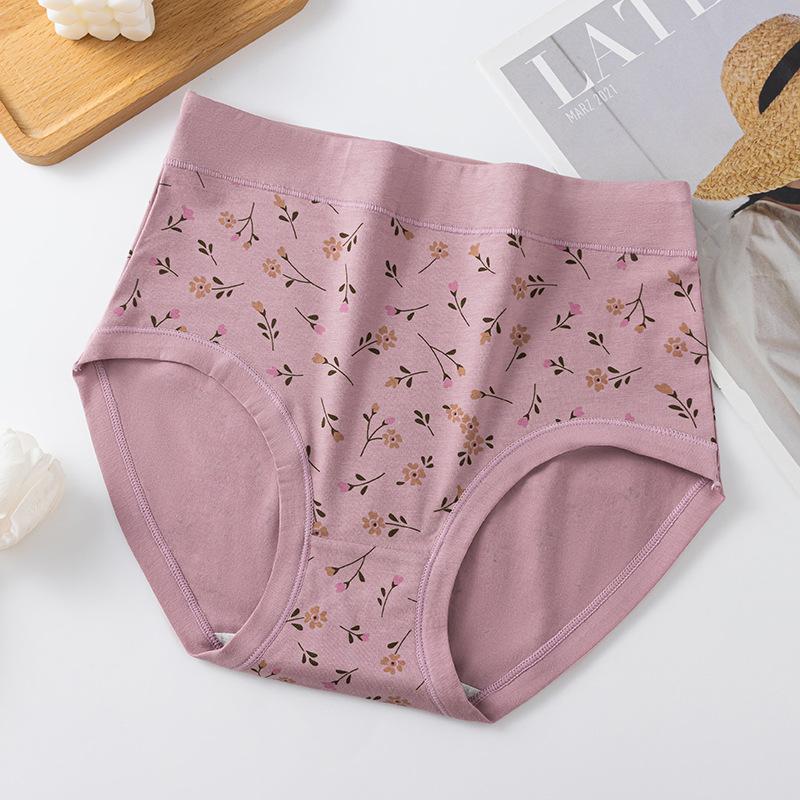 CFSC Women's Large Size Underwear Floral Print Underwear