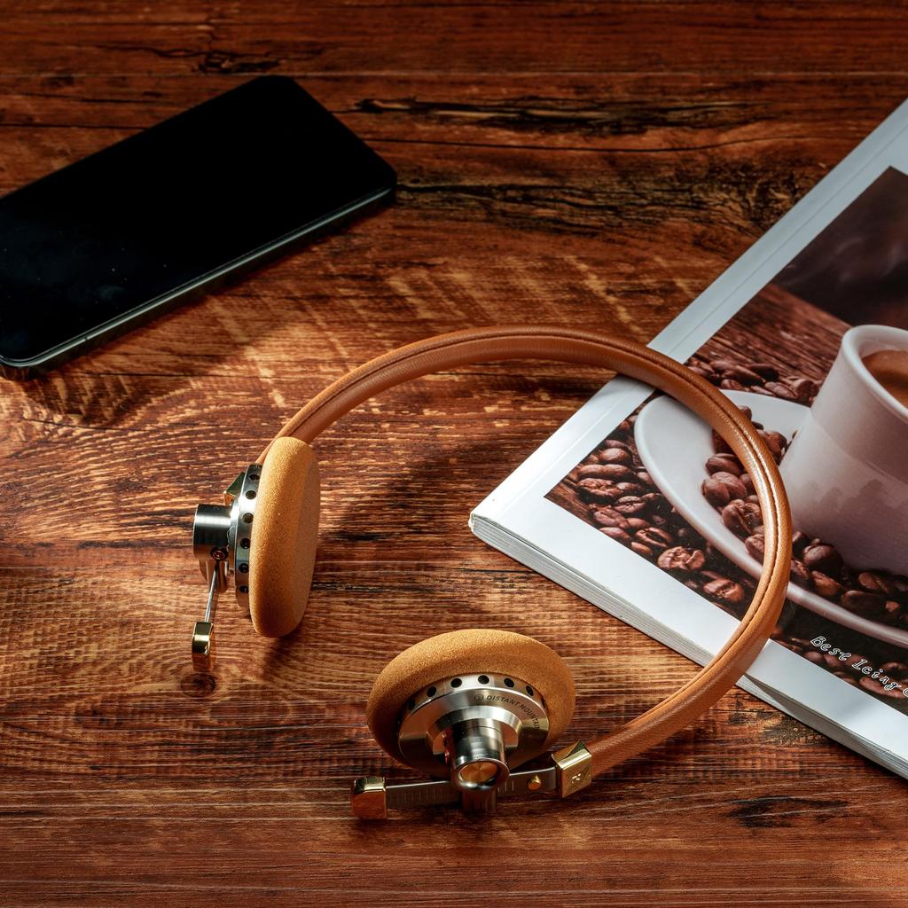 TECHNICS DISTANT MOUNTAIN Toyama Distant Mountain Проводные наушники Портативные наушники в стиле ретро с винтажным дизайном Гарнитура [ROSE On-Ear Полуоткрытые Полуоткрытые