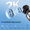 Портативная спортивная видеокамера 2K: Ручная, для улицы, камера с защитой от тряски для съемки и записи
