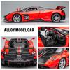 1:32 Pagani Huayra BC Суперкар, игрушечный автомобиль из сплава, металлическая коллекционная модель автомобиля, звук и свет, игрушки с откатным механизмом для детей
