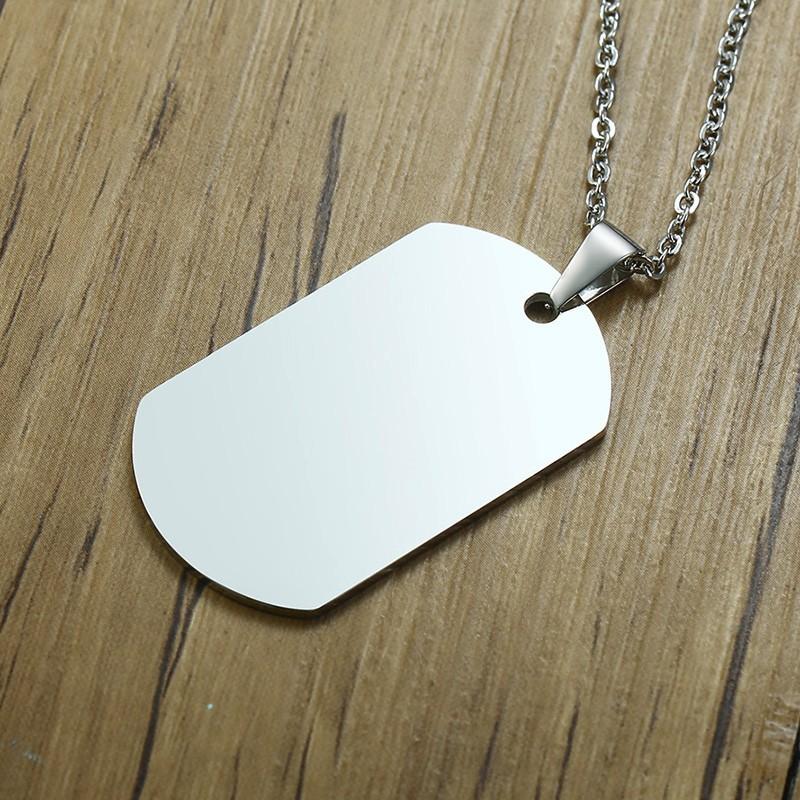 In The Darkest Hour When Demons Come Brothers Dog Tags For Men Stainless Steel Pendant Bff Necklaces Fraternal Gift
