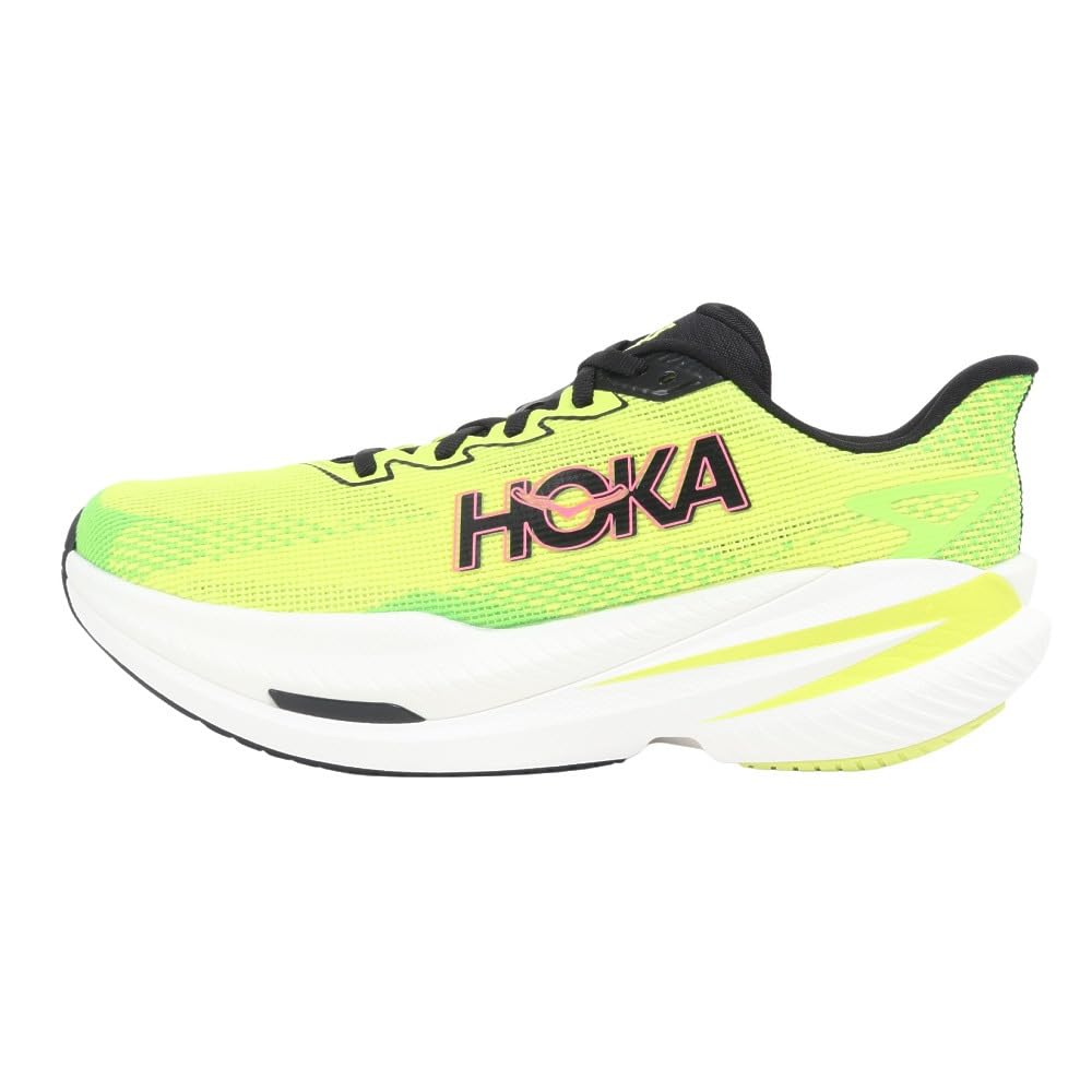 Hoka One One Mach X 3 Running Hoka Size Men's Shoes, Neon, Citrus/Neon Lime, 26.5 (US 8.5), 1168720-NNHK