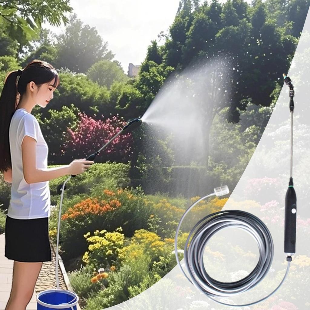Portable Electric Sprayer Wand Irrigation Tool 3 Mist Nozzles Plant High-Pressure Sprinkler Watering Garden Irrigation