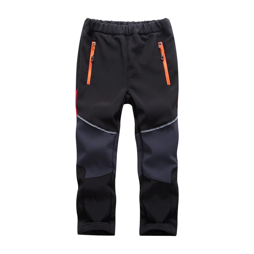 New Arrival Kids' Outdoor Softshell Pants Waterproof Breathable Durable Warm Climbing Trousers Spring Autumn for Boys Girls