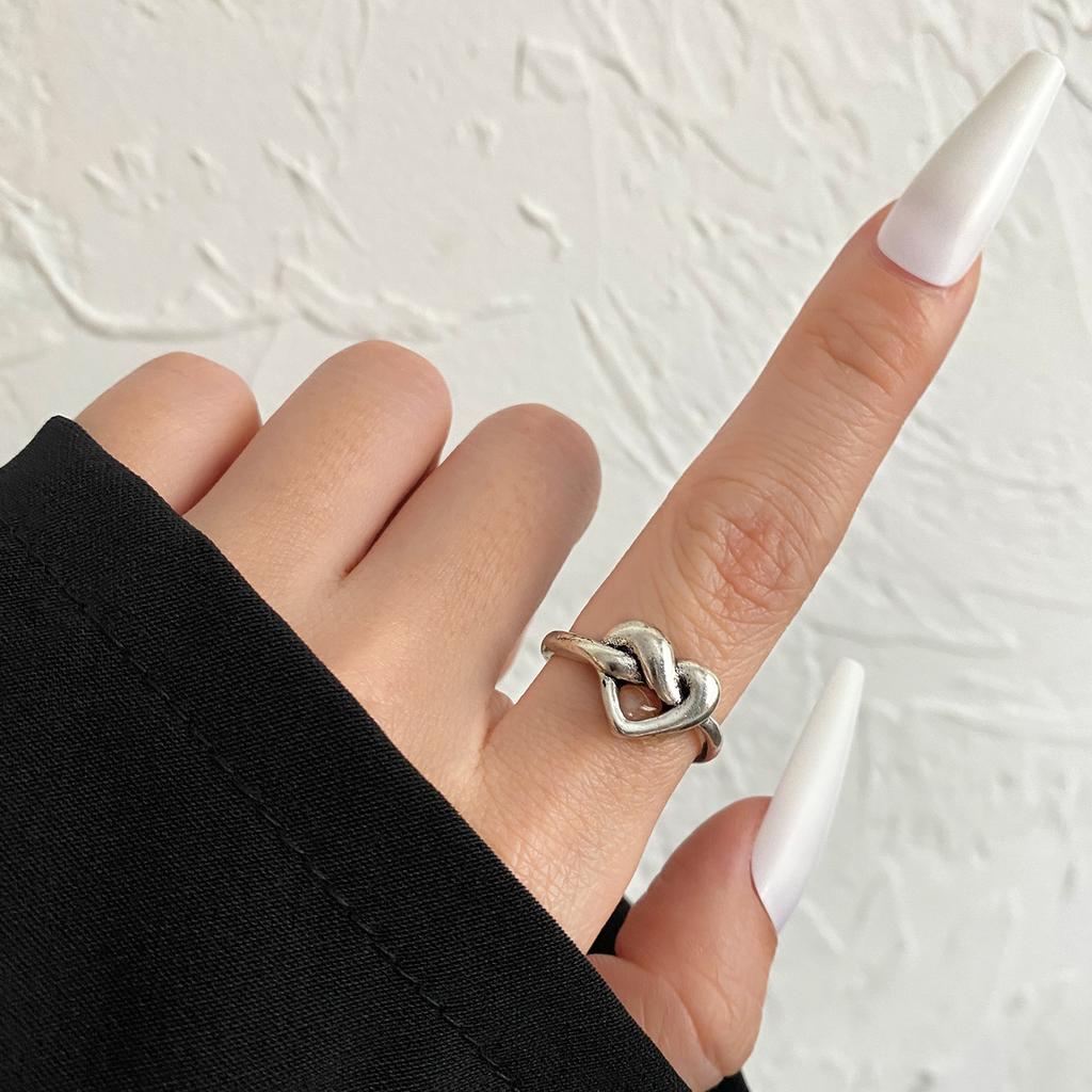 Кольцо в стиле ретро с синей совой, кольцо в форме сердца с бабочкой, со смайликом, модное трендовое кольцо, кольцо в стиле панк, стиль хип-хоп