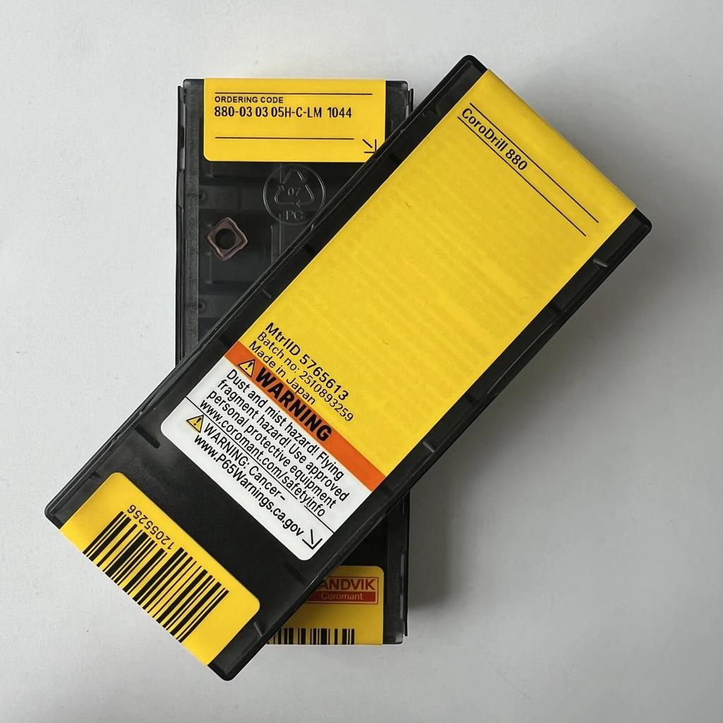 Original Sandvik / 880-030305H-C-LM 1044 / CNC Lathe Carbide Blade 10 PCS