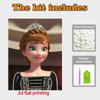 Disney Жемчужная живопись Холодное сердце 2 Анна Ручная работа DIY Жемчужные драгоценные камни Картины Поделки Специальная форма Домашняя настенная декорация