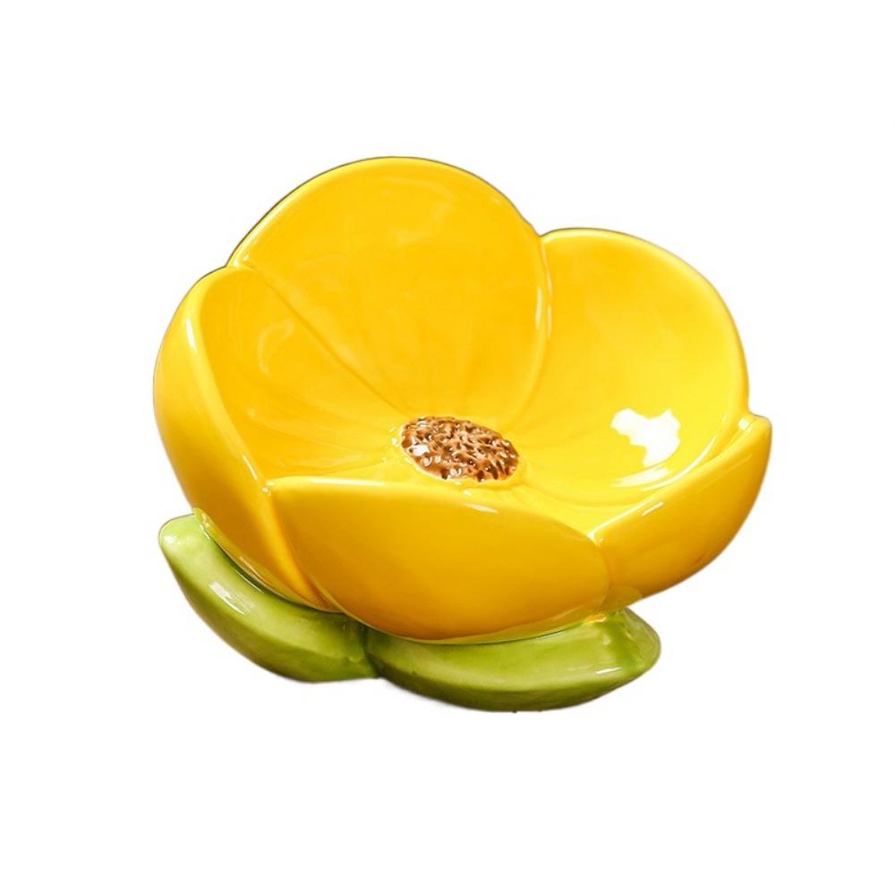 Handmade Tulip Flowers Storage Tray Decorative Flowers Shape Trinket Dish  Women