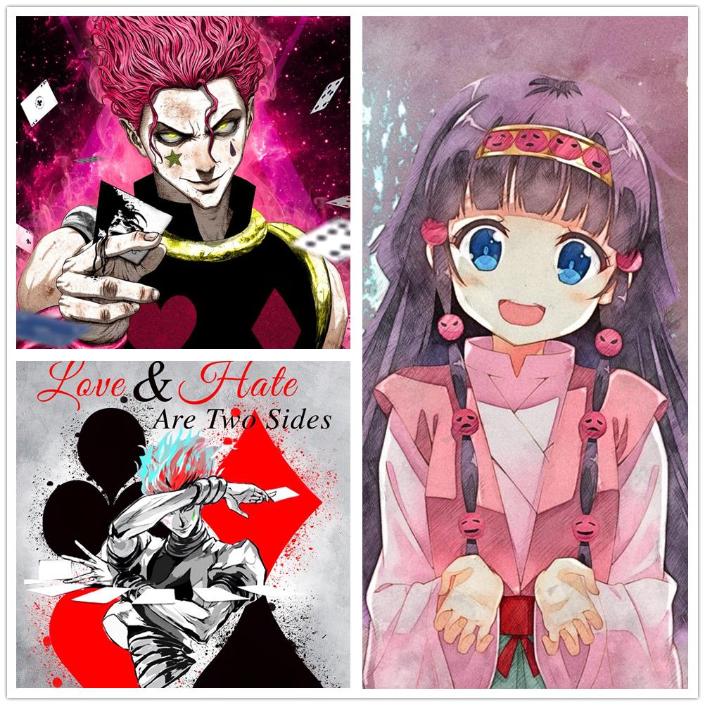 Hunter X Hunter Poster Classic Japanese Anime Retro Poster Prints Wall Art Home Room Decor Vintage Painting No Frame