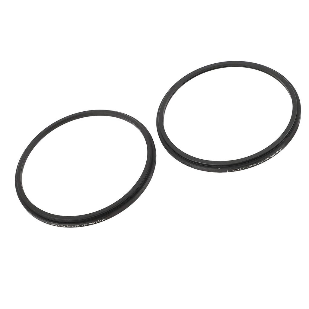 Magnetic Filter Ring Adapter 77mm Aluminum Alloy Secure Attachment Camera Lens Filter Adapter Ring F