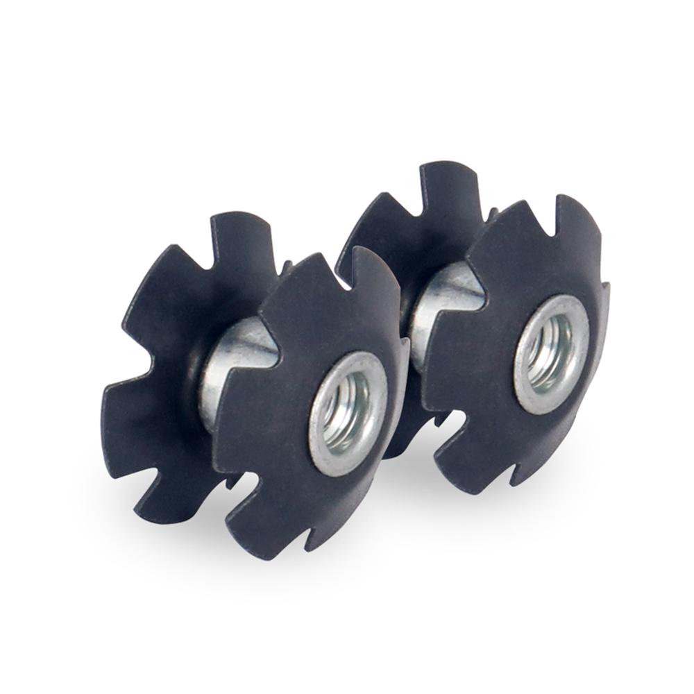 Ahead Steer tubes 28.6mm Bike Headset Star Nuts Fastening Bolts Front Fork Mount Core Fangled Nut