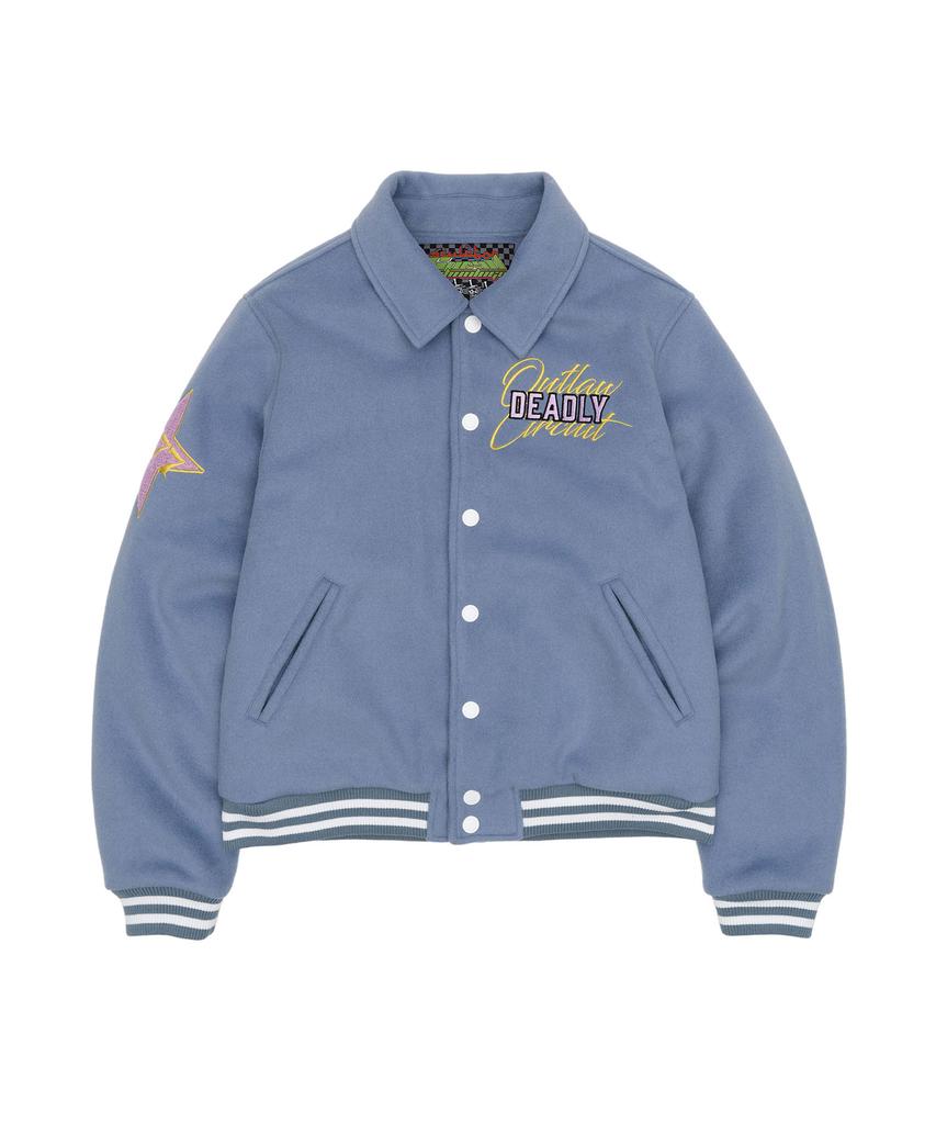 Куртка-бомбер Sculptor Varsity Standard Синяя