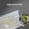 Double USB Output Handheld Spotlights with 84 LEDs and 90W Power for Work Outdoor Activity Emergency Lighting Needs