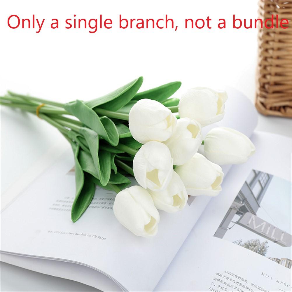 Миниатюрный искусственный тюльпан Bunga Tiruan Hand Bouquet Beauty в вазе