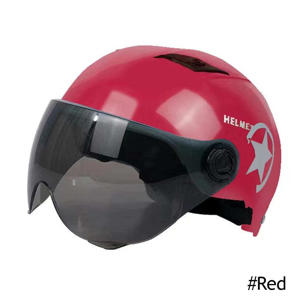 Мотоциклетные шлемы, полушлем, шлем для скутера, моторный шлем, моторные шлемы для мотоцикла, велосипеда, солнцезащитные двойные очки