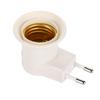 Bulb EU Plug Splitter Wall Lamp Light Socket Lamp Holder Screw Converter Socket Adapter Bulb Base