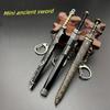 Men Bag Pendants Sword Weapon Toy Pendant Sword Type Keychain Keychain Accessories Metal Keychain
