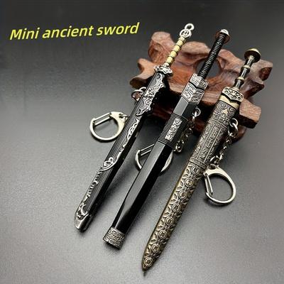 Мужская сумка, подвески, меч, оружие, игрушка, кулон, тип меча, брелок для ключей, аксессуары, металлический брелок