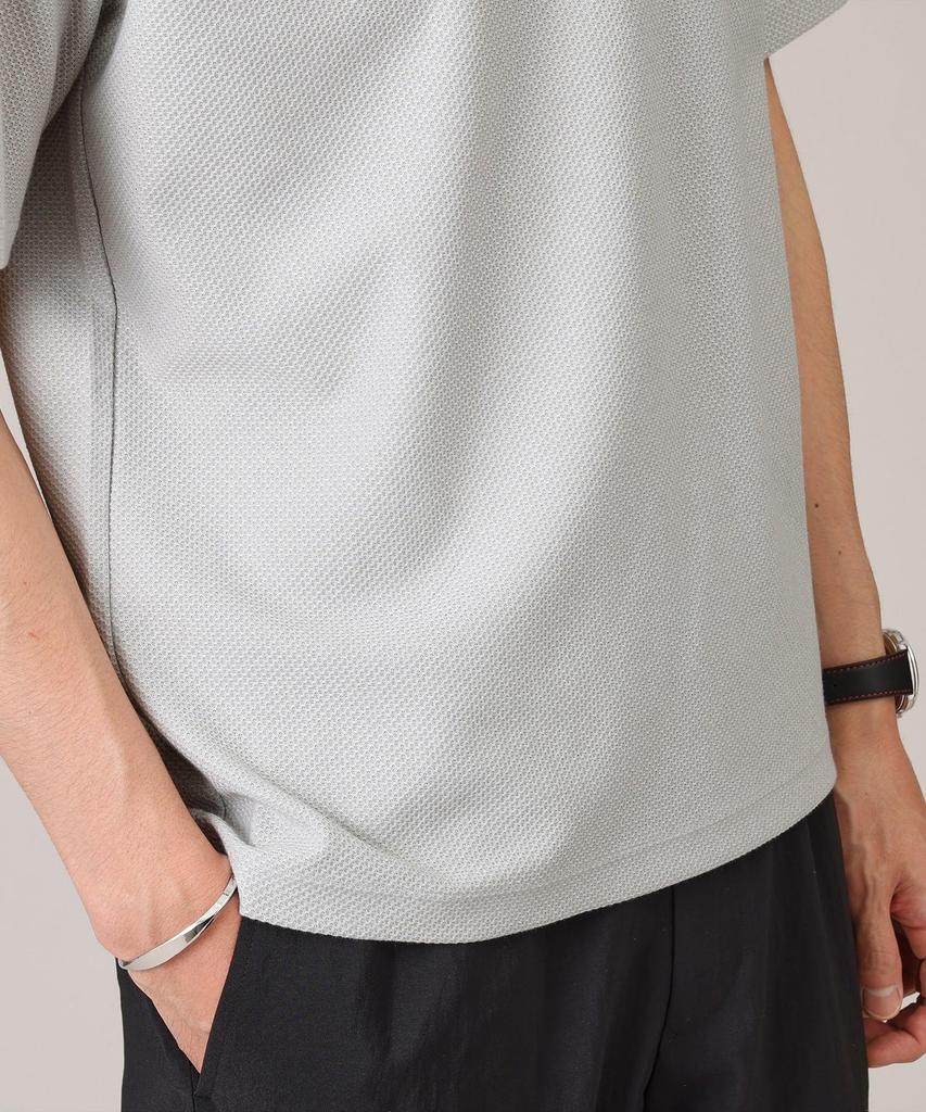 Мужская меланжевая футболка Takeo Kikuchi, ткань Bishu/Сделано в Японии, светло-серая (011) 04 (LL), 07031013