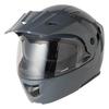 ISHINO SHOKAI Motorcycle System Helmet Free Size Medium Gray Helmet, ISN21501, (Approx. 57-60cm),