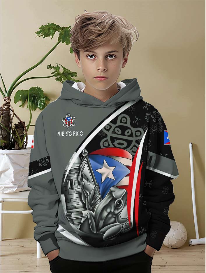 Повседневная толстовка с капюшоном для мальчиков, 3D-принт с изображением лягушки в стиле Харадзюку, спортивный уличный принт, повседневная толстовка с капюшоном для отдыха и путешествий