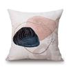 Nordic Abstract Geometric Modern Art Terra Cotta Modern Art Cotton Linen Sofa Throw Pillow Case Home Decorative Cushion Cover