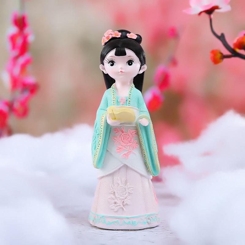 Креативный держатель для телефона в стиле династии Тан: Изысканный орнамент из смолы