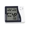 Mini Digital Thermometer Hygrometer Clock Indoor Room Temperature Humidity Gauge Meter Monitor