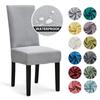 Stretch Waterproof Chair Covers For Dining Room Spandex Slipcover Case For Chair Hotel Living Room Kitchen Dining Chair Cover
