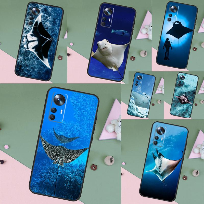 Чехол Animals Manta Ray для Xiaomi 17 Pro Max 15 14 Ultra 13T 14T 15T POCO X7 Pro X5 X6 F5 F6 F7 F8 Ultra