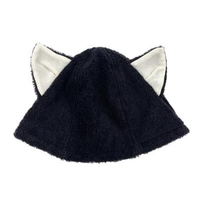 Шапка для сауны Imabari NEKO черная Шапка для сауны с кошачьими ушками Сертифицированный продукт бренда полотенец Imabari Сауна Сауна Сауна товары хлопок <55020-054> 100%