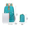 Large Capacity Lightweight Nylon Bag Zipper Foldable Backpack Casual   Outdoor