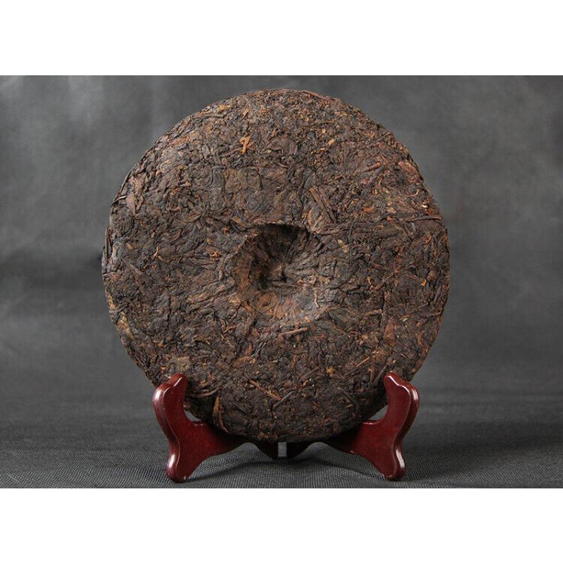 Чай Пуэр Старый торт Пуэр Пятилетний сухой склад в Мэнхае Торт Qizi 357 г Спелый чай