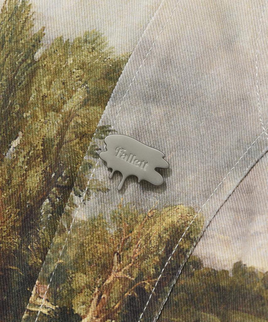 FALLETT [Палет X Национальная галерея] Корсетный топ Джона Констебла