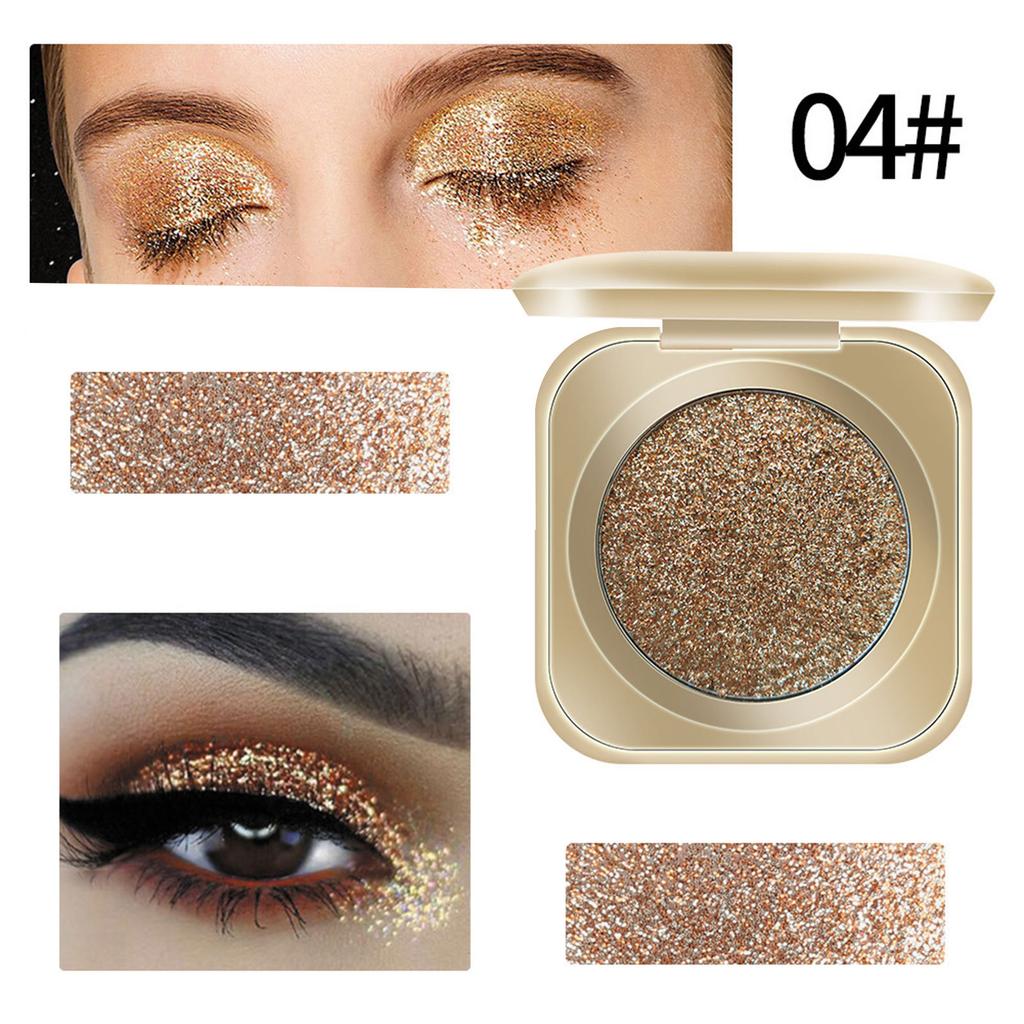 Shimmer Eyeshadow Palette High Pigment Long Lasting Waterproof Cream Eyeshadow Versatile for Eye Makeup and Face Highlighting