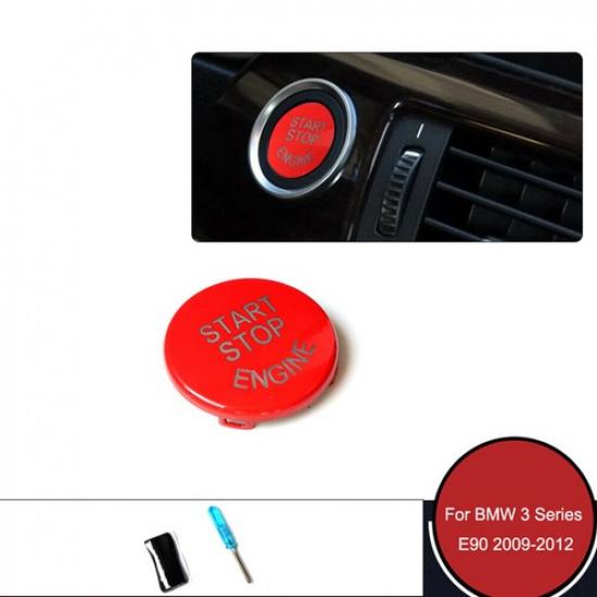 For BMW E Series E60 E70 E71 E90 E92 Red Engine Start Push Button Replace Cover