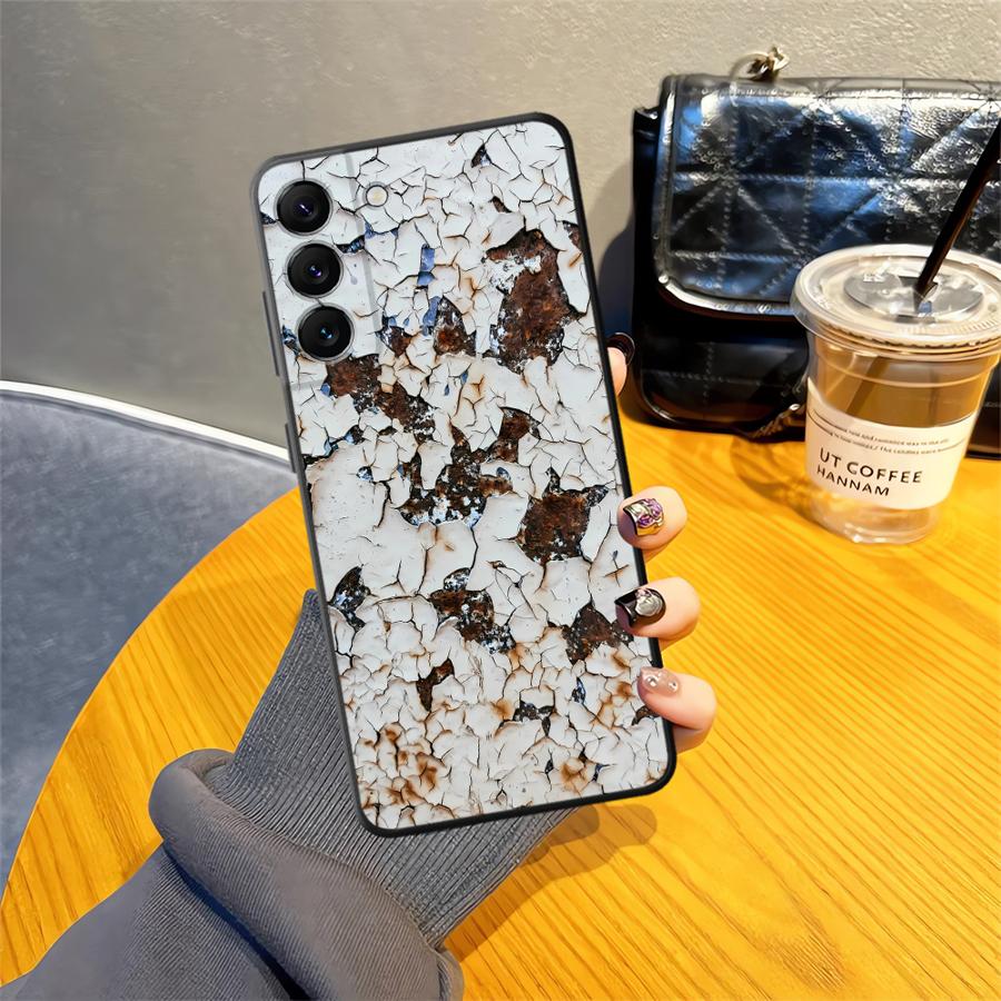 Чехол для Samsung Galaxy A05 Note 20 Ultra 9 10 A50 A70 A30 A40 A04 A06 A07 A10 A20 A03 A01 A02 Чехол для телефона Ретро Ржавчина