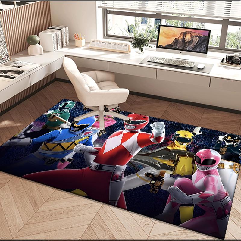 1PC rug Rangers Team-up Carpet, Chair Rug,Area Rug for Office Bedroom living rooms bedroom, Doormat decor Christmas fan gifts