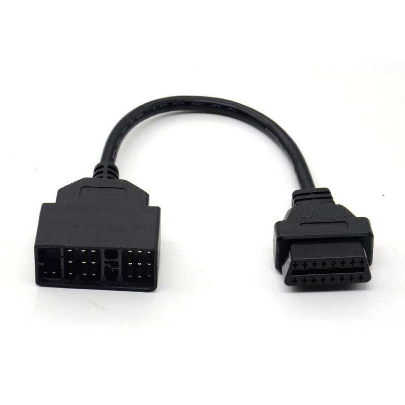 Best Quality 22 Pin To 16 Pin OBD2 Diagnostic Adapter Cable ForToyota Car Toyota 22pin to 16pin OBD To OBD2 Connect Cable