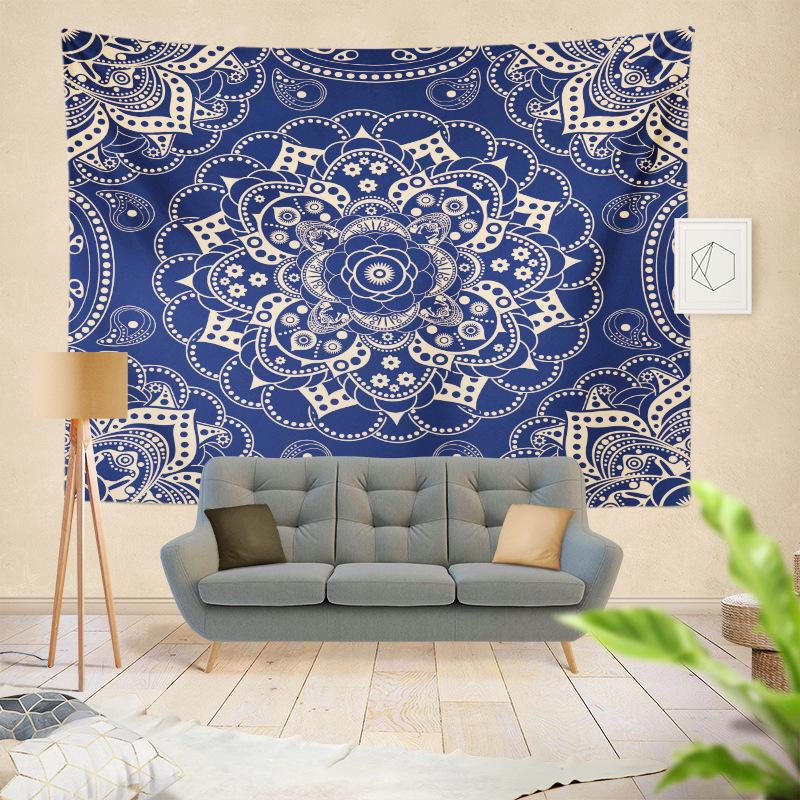 Mandala Tapestry Bedroom Decoration Painting Room Background Wall Cloth Bedhead Hanging Cloth