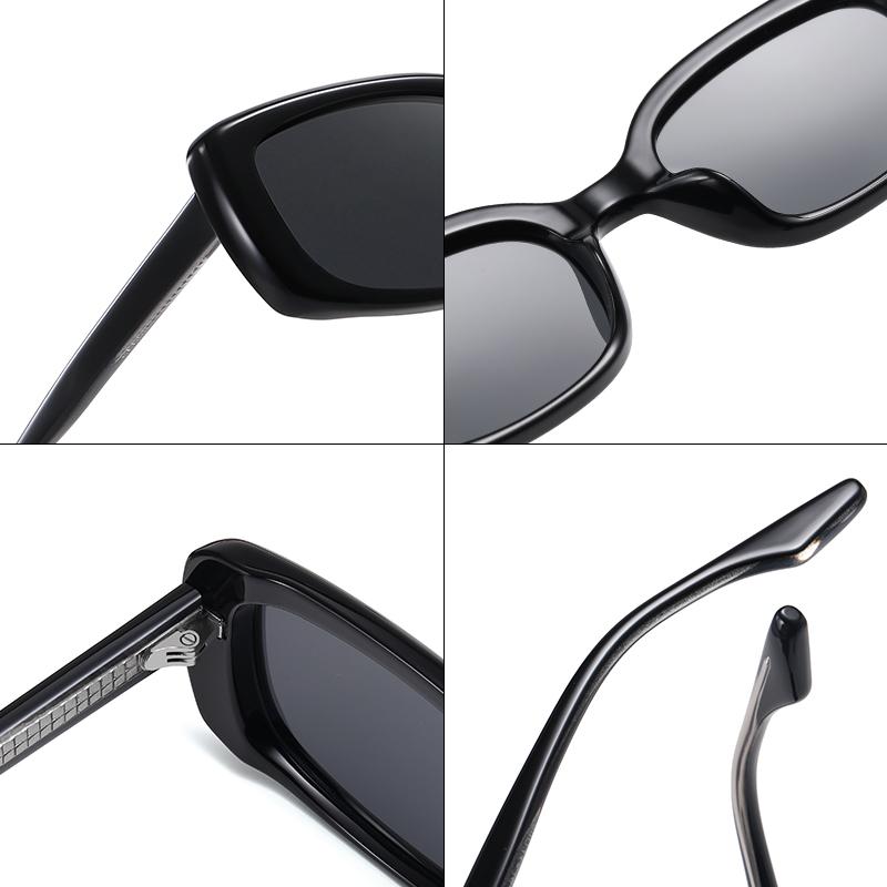 0-0,5-0,75 до -6,0 Tr90 квадратные минусовые линзы, солнцезащитные очки по рецепту, поляризационные модные антибликовые солнцезащитные очки для близорукости для женщин