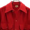 BRENT 40s Vintage Triangle Gusset Long Sleeve Shirt 15.5 Red Women Used
