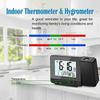 Projection Alarm Clock for Bedroom with Thermometer Hygrometer Digital Project Ceiling Clock Dimmable LED Display 180°Rotable