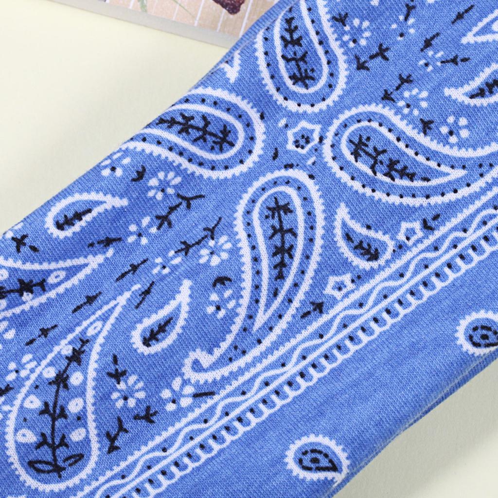 4PCS Boho Headbands For Women, Kapmore Vintage Bandana Flower Printed Head Wrap Twisted Hair Accessories