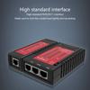 Тестер Ethernet-кабеля со светодиодными индикаторами Многофункциональный инструмент для Интернета Прост в использовании для RJ11 RJ12 RJ45 CAT5 CAT6 CAT7